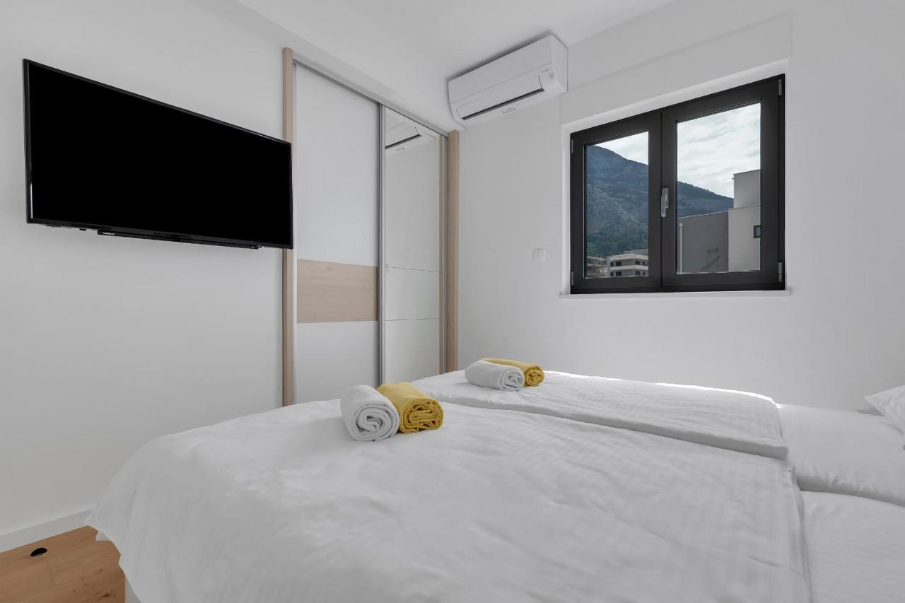 Luxury Apartment Adriasun Free Beach Parking Μακάρσκα Εξωτερικό φωτογραφία